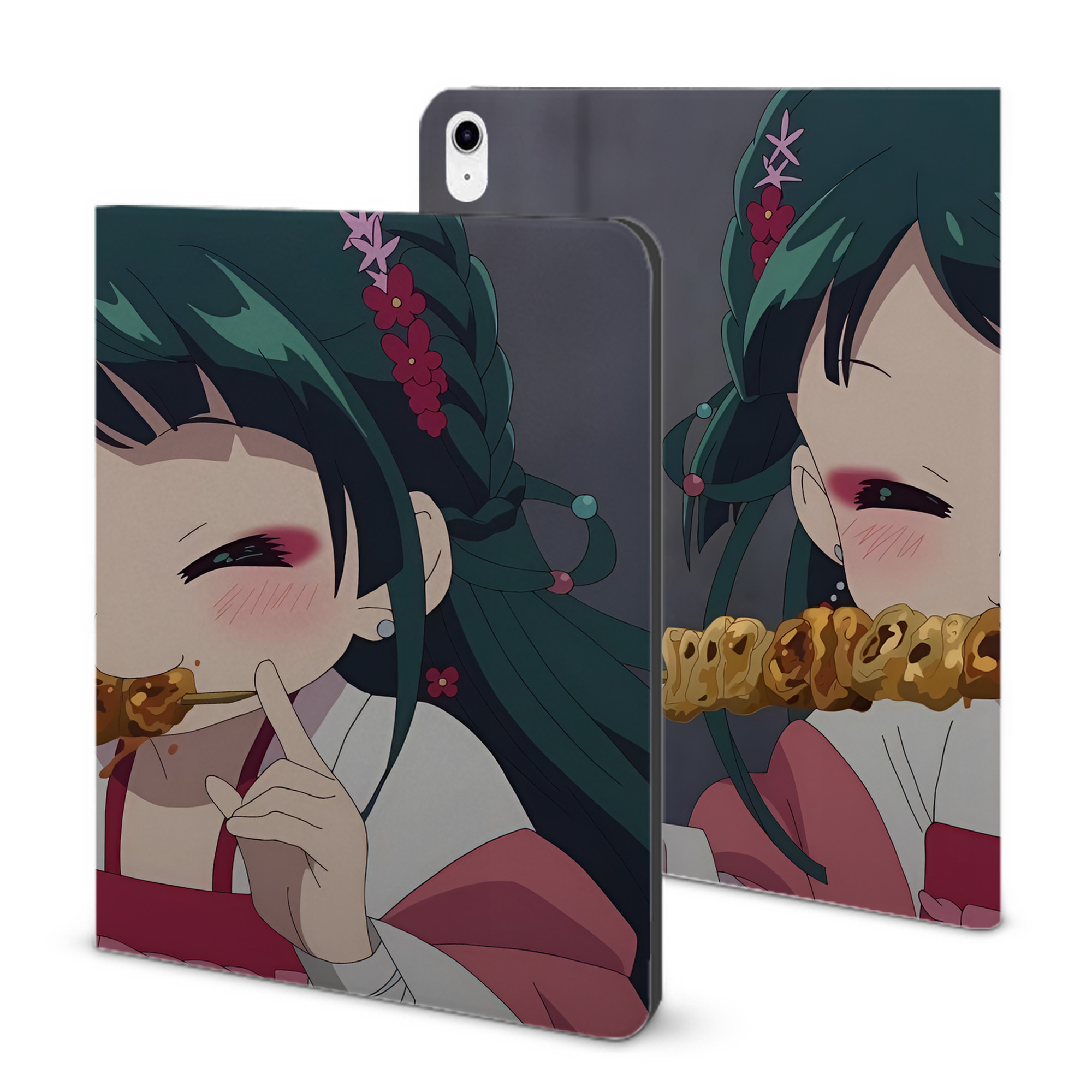 （画像用） 薬屋のひとりごと The Apothecary Diaries IPad ケース ブック型 PUレザー TPU 耐衝撃 軽量 薄型 ペン収納なし 全面保護 IPad 各モデル対応